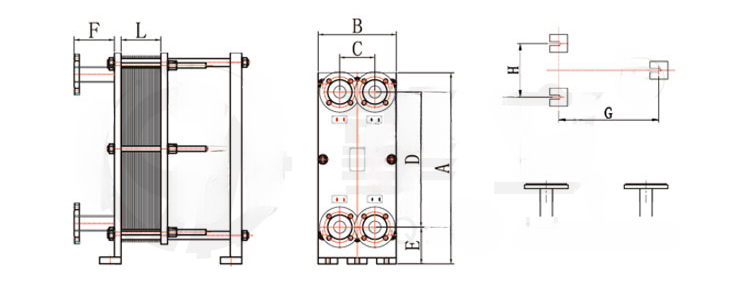 304 Stainless Plate Heat Exchanger Customized YF12 304 Stainless Plate Heat Exchanger Customized YF12