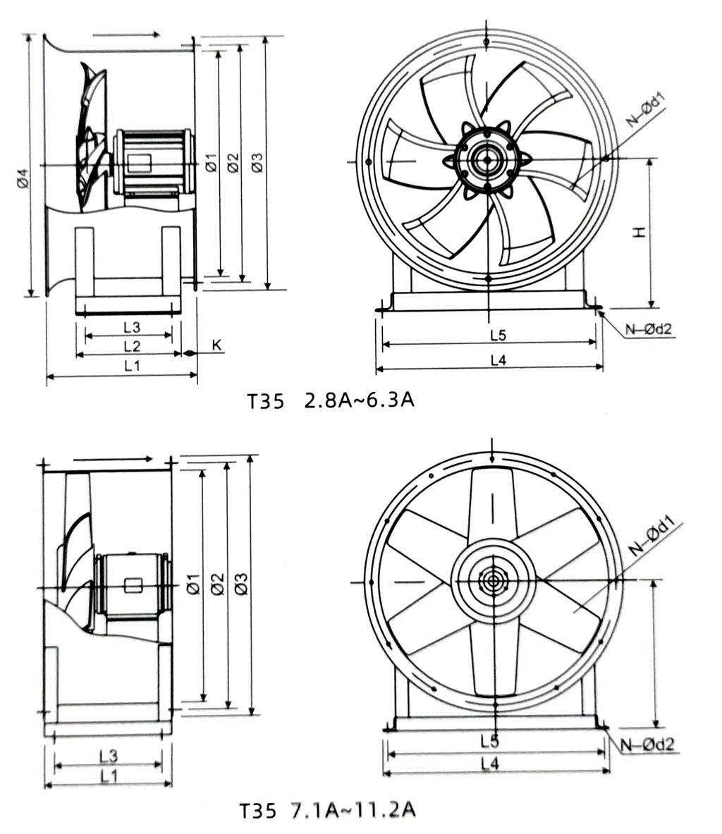 Industrial Explosion-Industrial Explosion-Proof Axial Flow Exhaust Fan for Ventilation Industrial Explosion-Industrial Explosion-Proof Axial Flow Exhaust Fan for Ventilation